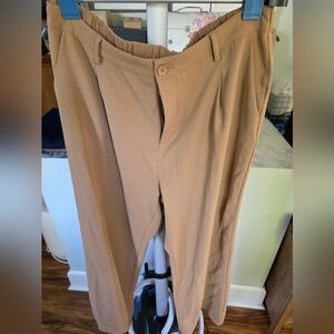 Elegant Women's Tan Trousers